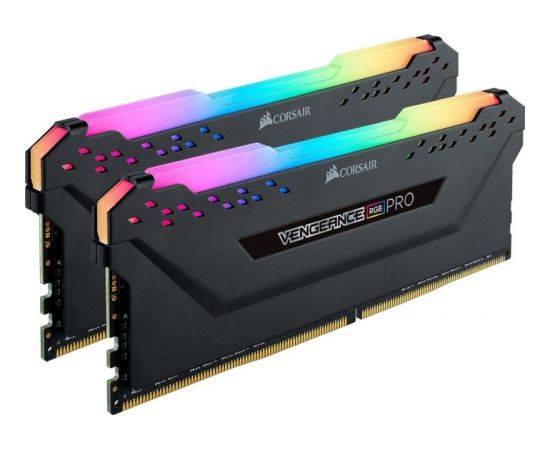 Corsair DDR4 32GB 3200- CL -16 Vengeance RGB PRO black Dual Kit