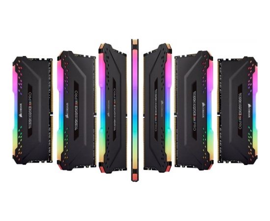 Corsair DDR4 32GB 3200- CL -16 Vengeance RGB PRO black Dual Kit