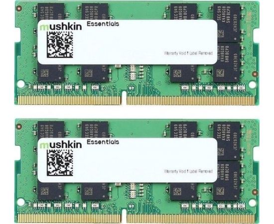 Mushkin DDR4 - 16 GB -3200  - CL -22 - Dual Kit - RAM (MES4U320NF8GX2, Essentials)