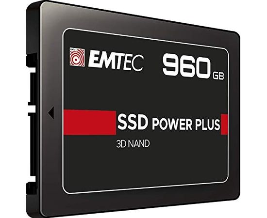 Emtec X150 SSD Power Plus 960 GB Solid State Drive(black, SATA 6 GB / s, 2.5 inches)