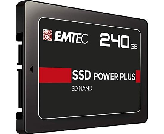 Emtec X150 SSD Power Plus 240 GB Solid State Drive (black, SATA 6 GB / s, 2.5 inches)