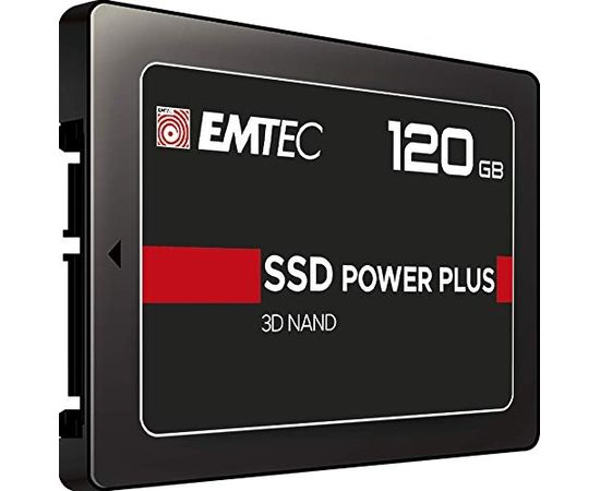 Emtec X150 SSD Power Plus 120 GB Solid State Drive (black, SATA 6 GB / s, 2.5 inches)