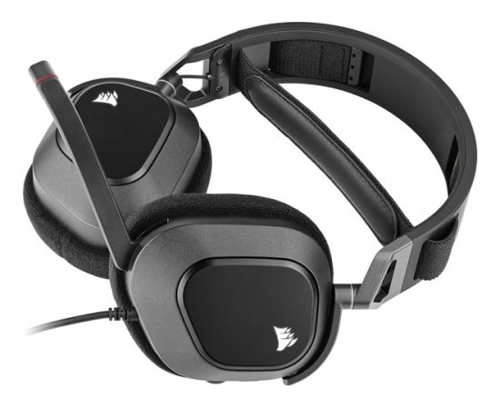 Corsair RGB USB Gaming Headset HS80 Built-in microphone, Carbon, Wireless, Over-Ear