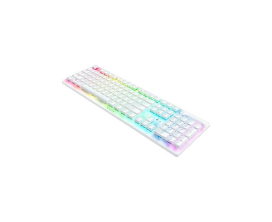 Razer Optical Gaming Keyboard Deathstalker V2 Pro RGB LED light, US, Wireless, White, Purple Switch