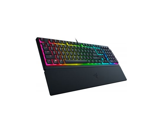 Razer Gaming Keyboard Ornata V3 RGB LED light, NORD, Wired, Black, Razer Mecha-Membrane, Numeric keypad Клавиатуры