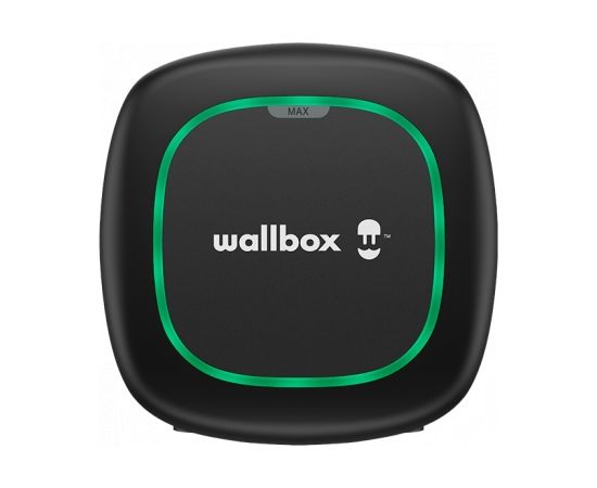 Wallbox Pulsar Max Electric Vehicle charge, 5 meter cable Type 2, 22KW, IK10 protection rating, Black