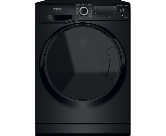 Hotpoint NDD 11725 BDA EE 11kg/7kg 1551rpm Black Veļas mašīna - žāvētājs