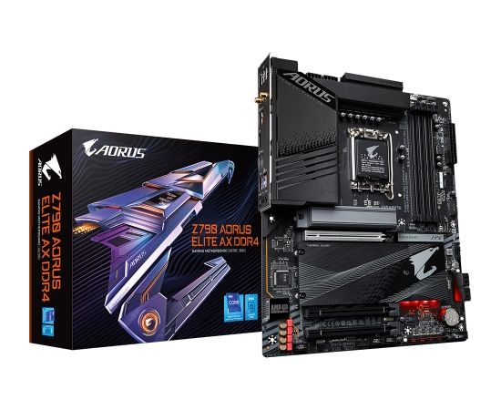 Gigabyte Z790 A ELITE AX DDR4 1.0 M/B Processor family Intel, Processor socket  LGA1700, DDR4 DIMM, Memory slots 4, Supported hard disk drive interfaces 	SATA, M.2, Number of SATA connectors 4, Chipset Intel Z790 Express, ATX Mātes plates