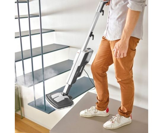 Polti Steam mop with integrated portable cleaner  PTEU0304 Vaporetto SV610 Style 2-in-1 Power 1500 W, Water tank capacity 0.5 L, Grey/White