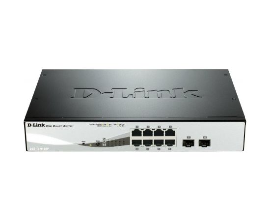 D-Link DGS-1210 Series Smart Managed Gigabit Switches  DGS-1210-08P Managed L2, Desktop/Rackmountable