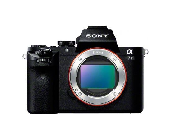 Sony ILCE7M2B.CEC Mirrorless Camera body, 24.3 MP, ISO 51200, Display diagonal 7.62 ", Video recording, Wi-Fi, Magnification 0.71 x, CMOS, Black Hibrīdkameras