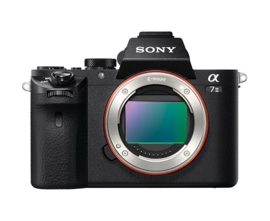 Sony ILCE7M2B.CEC Mirrorless Camera body, 24.3 MP, ISO 51200, Display diagonal 7.62 ", Video recording, Wi-Fi, Magnification 0.71 x, CMOS, Black Hibrīdkameras