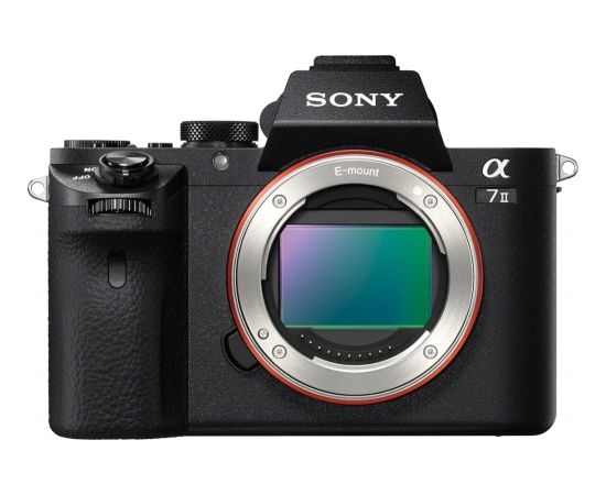 Sony ILCE7M2B.CEC Mirrorless Camera body, 24.3 MP, ISO 51200, Display diagonal 7.62 ", Video recording, Wi-Fi, Magnification 0.71 x, CMOS, Black Hibrīdkameras