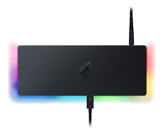 Razer Dock Chroma Thunderbolt 4 Ethernet LAN (RJ-45) ports 1, DisplayPorts quantity 1, Ethernet LAN, Warranty 24 month(s) Datoru dokstacijas