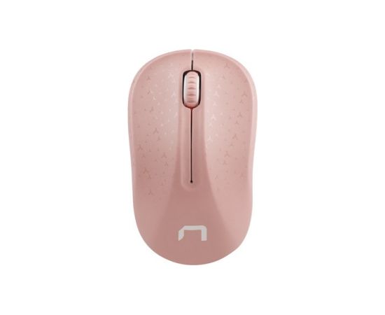 Natec Mouse, Toucan, Wireless, 1600 DPI, Optical, Pink-White