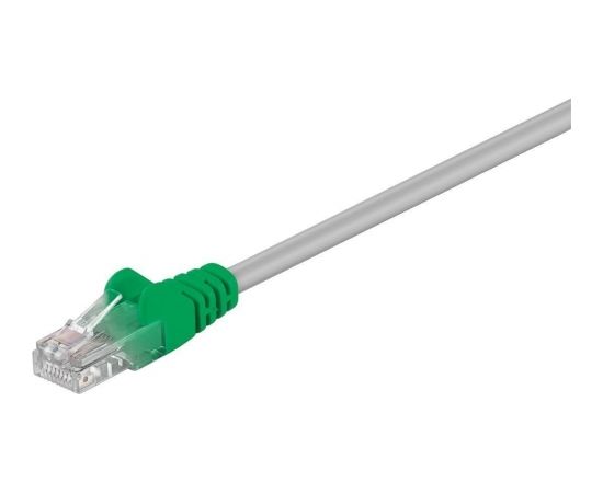 Goobay CAT 5e Crossover-patch cable, U/UTP 68864 5 m, Grey, green