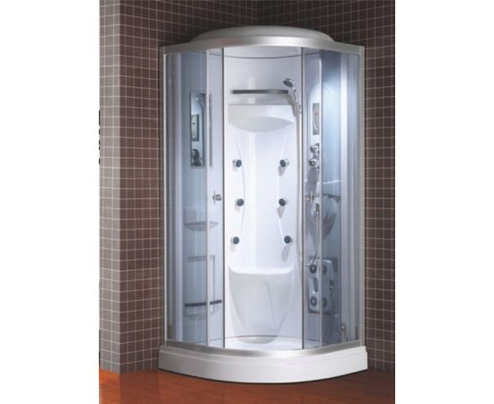Masāžas dušas kabīne VENTO CREMONA 90*90*210cm Masāžas kabīnes
