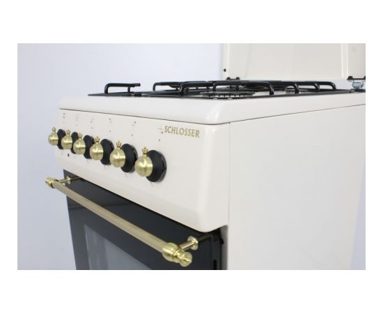 Gas cooker with electric oven Schlosser FS5403MAZC