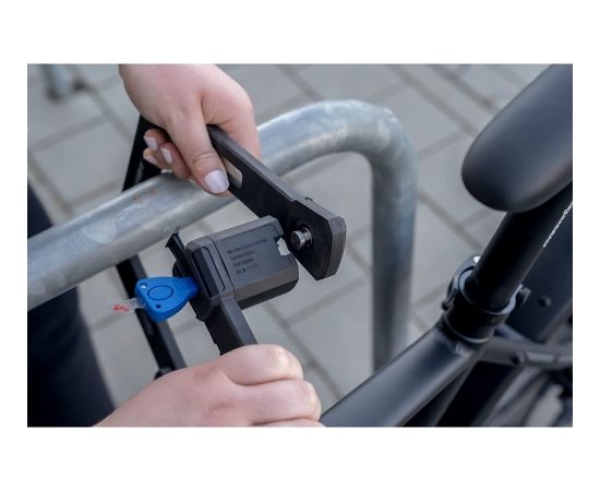 Fischer Die Fahrradmarke FISCHER bicycle folding lock (black, 85 cm)