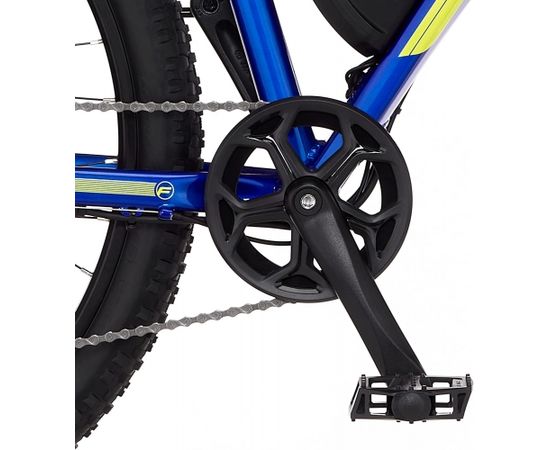 Fischer Die Fahrradmarke FISCHER bicycle Montis 2.1 Junior (2022), Pedelec (blue (glossy)/yellow, 38 cm frame, 27.5)