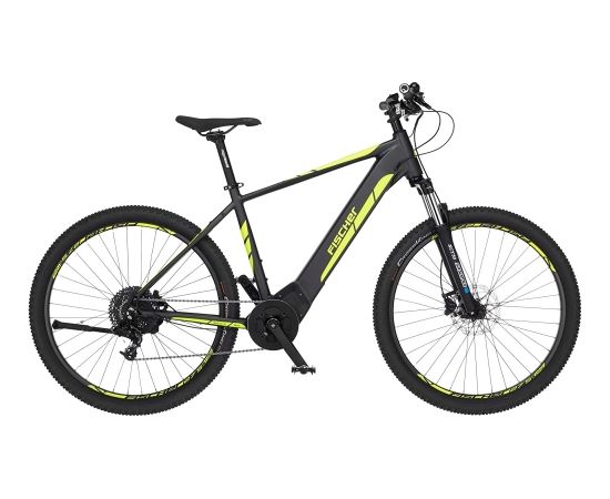 Fischer Bicycle Montis 5.0i (2022), Pedelec (grey/yellow, 46 cm frame, 29)