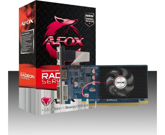 AFOX Radeon HD 6450 1GB DDR3 64Bit DVI HDMI VGA LP AF6450-1024D3L9