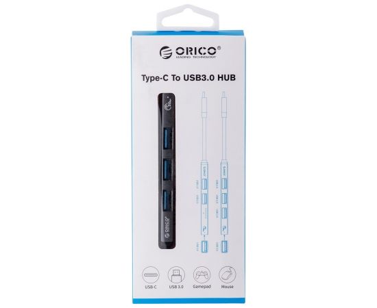 ORICO HUB USB-C 4XUSB-A 3.1 GEN1, 5GBPS, ALU USB / Type-C Hub