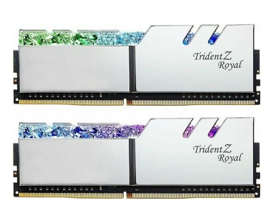 G.Skill DDR4 32GB 3600 - CL - 14 TZ Royal Silver Dual Kit GSK - F4-3600C14D-32GTRSA