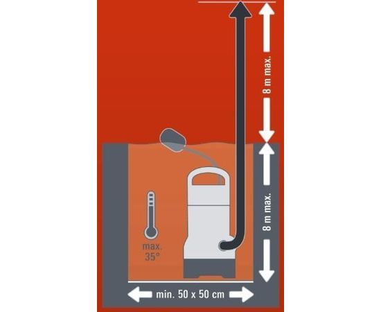 Einhell GC-DP 7835 Sūknis netīram ūdenim 4170682