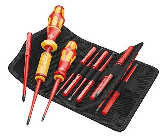 Wera Kraftform Kompakt VDE Torque 1.2-3.0Nm - red / yellow - 16-piece - torque screwdriver set