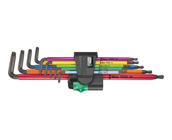 Wera angle key set 967/9 TX XL Multicolour 1 - screwdriver
