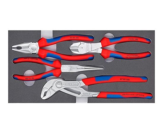 Knipex Basic Chrom 002001V17 - 4-parts set