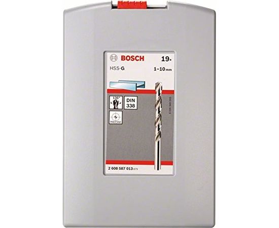 Bosch HSS-G metal drill set - 19-pieces - 2608587013