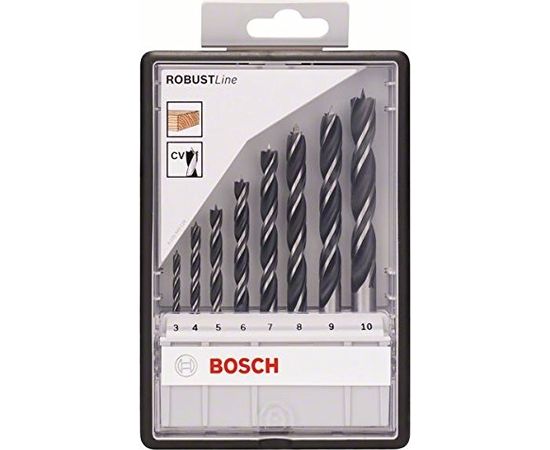 Bosch Wood Drill Set Robust Line 8pcs - 2607010533