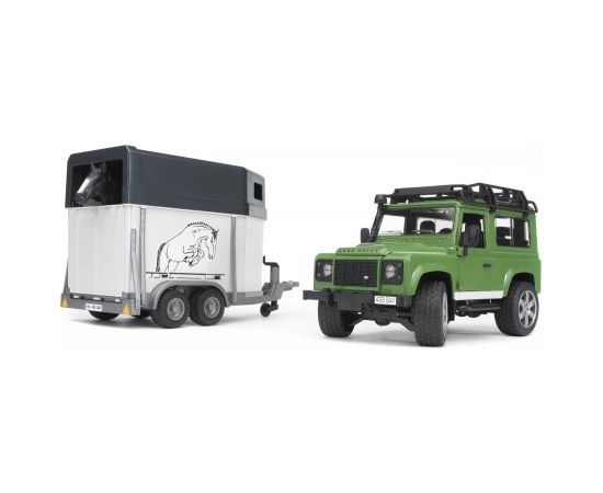 Bruder Professional Series Kraj Rover Defender with Horse Trailer (02592)