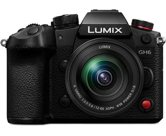 Panasonic Lumix DC-GH6 Kit (12-60mm f3.5-5.6), digital camera (black, incl. lens) Hibrīdkameras