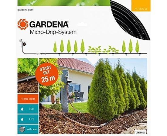 Gardena Micro-Drip-System Pflanzenreihe M automatic starter kit (13012)