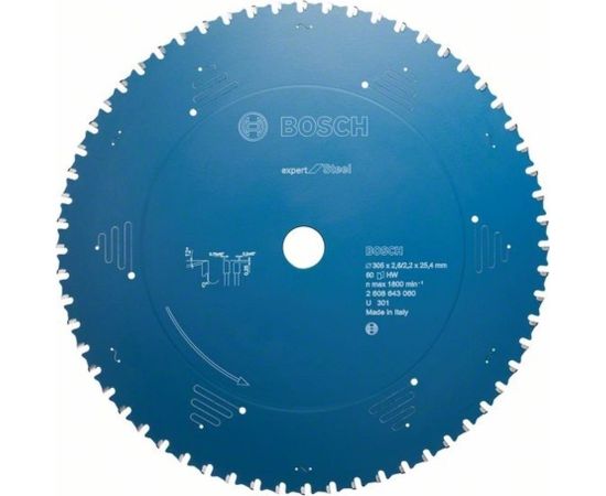 Bosch Circular Saw Blade Expert for Steel 305