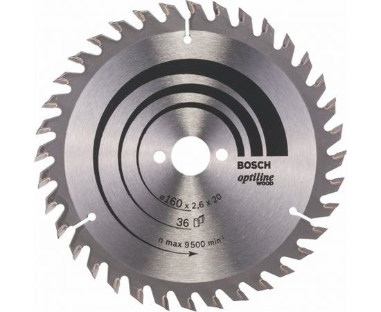 Bosch Circular Saw Blade Optiline 160x20/16