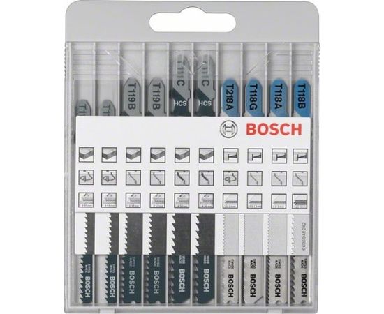 Bosch Jigsaw blade X-Pro LineSTS 10 pcs