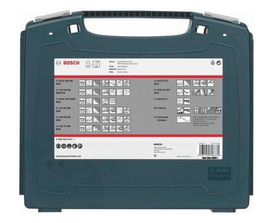 Bosch and-Boxx Pro Set 36 pieces blue