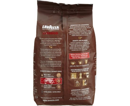 Lavazza Coffee beans mixture Cafe Crema Classico 1kg