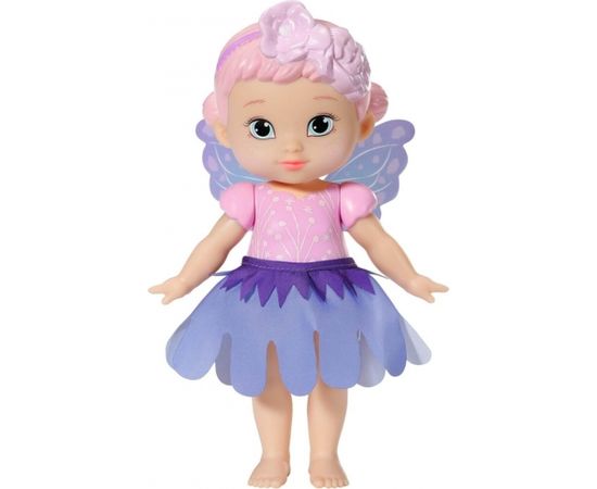 ZAPF Creation BABY born Storybook Fairy Violet 18cm, doll (with magic wand, stage, backdrop and little picture book)