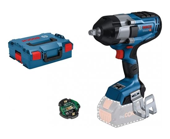 Bosch Cordless impact wrench BITURBO GDS 18V-1000 C Professional solo, 18V (blue/black, without battery and charger, 1/2 , in L-BOXX)