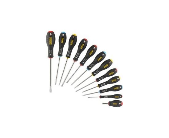 Stanley FatMax screwdriver set, 12 pieces (black, incl. case)