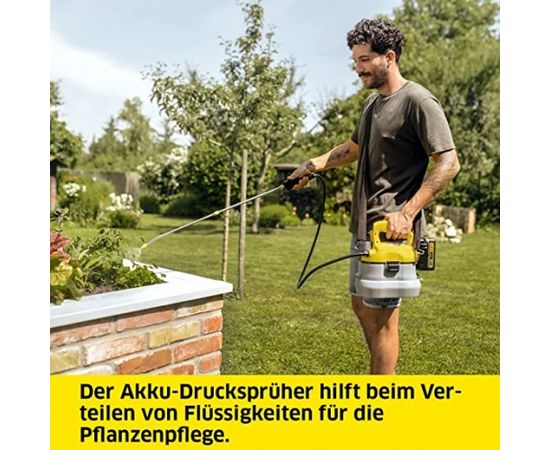 Kärcher Cordless pressure sprayer PSU 4-18 (yellow/grey, without battery and charger)