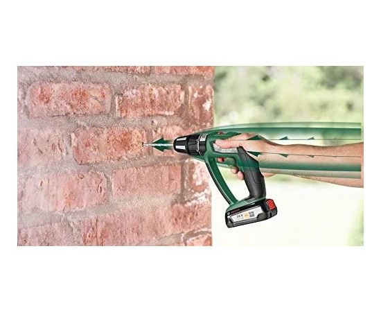 Bosch Cordless Impact Drill PSB 18 LI-2 Ergonomic, 18V (green/black, Li-Ion battery 2.5Ah)