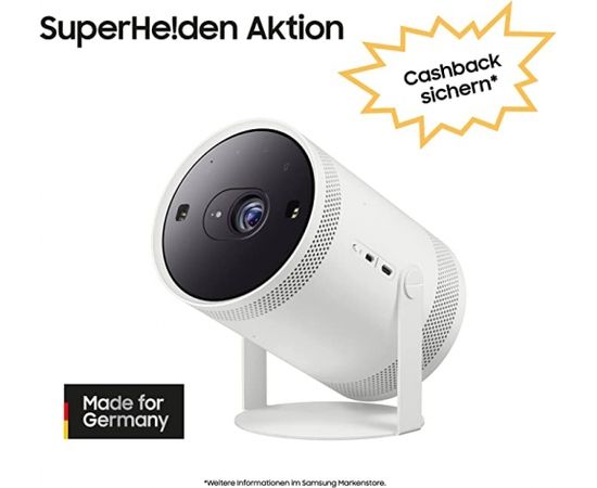 SAMSUNG The Freestyle 2022, DLP projector (white, USB-C, FullHD)