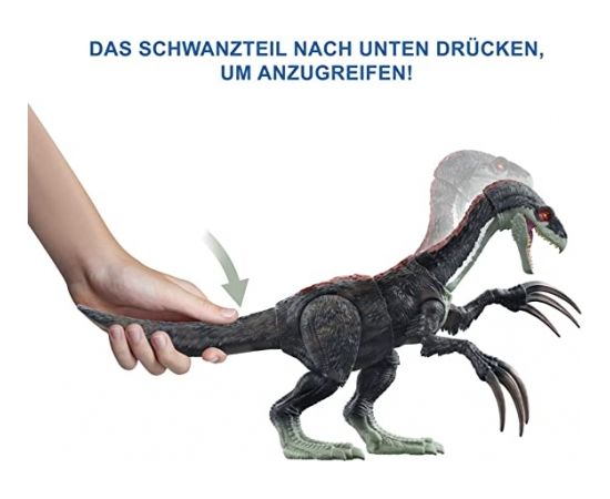 Mattel Jurassic World Sound Slashin Therizinosaurus Mini-Play Figure