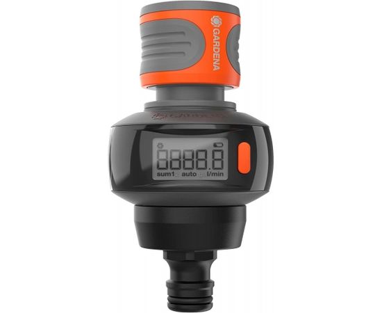 GARDENA AquaCount Water Meter, measuring device (grey/orange)